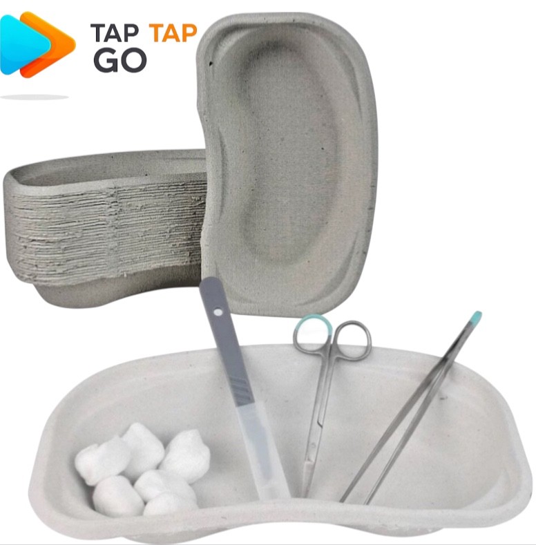 25 Pcs Disposable Kidney Dishes Biodegradable Care Sick Vomiting Bowl