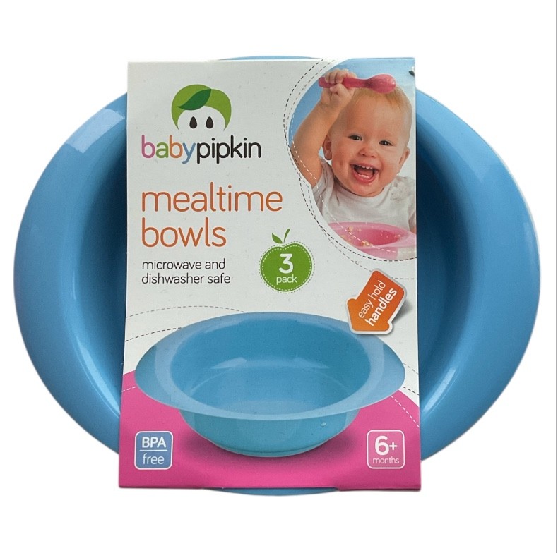 3pc Toddler Bowl Set – Dishwasher & Microwave Safe, BPA Free