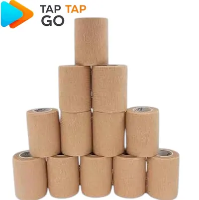 12Rolls Basics Self Adhesive Non Woven Bandage 3" x 5 Yards