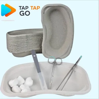 50 Pc 750 ml Disposable Kidney Dishes Biodegradable  Care  Sick Vomiting Bowl