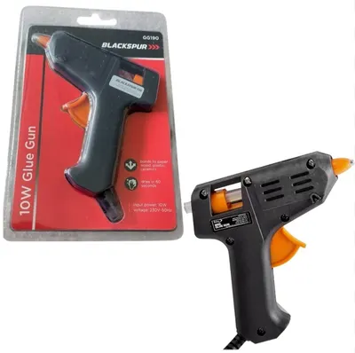 10W Glue Gun Hot Melt Electric with 2 Adhesive Glue Sticks DIY Hobby Craft UK
