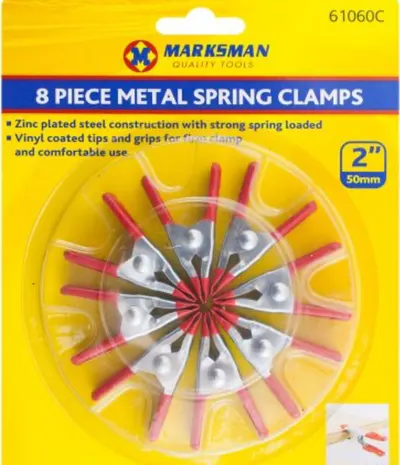 8x2” Metal Market Stall Spring Clamps Clips Tent Tarpaulin Awning Tarp Clip