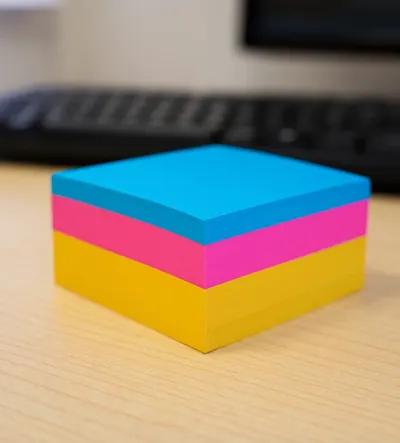 400 Memo Pads Reminders Self Adhesive 76mm Neon Colours Paper Sticky Notes