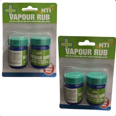 4 X VAPOUR RUB COLD COUGH CONGESTION PAIN RELIEF EUCALYPTUS MENTHOL HEALTH NEW