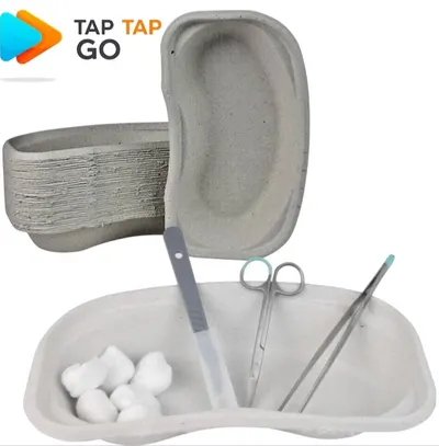 25 Pcs Disposable Kidney Dishes Biodegradable Care Sick Vomiting Bowl