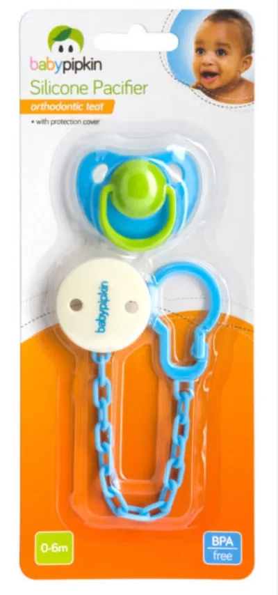 BABY SILICONE PACIFIER ORTHODONTIC TEAT SOOTHER