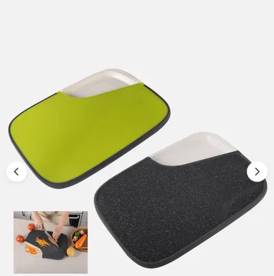 Multi-function Reversible Chopping Board with Dishwasher Safe, Random colour