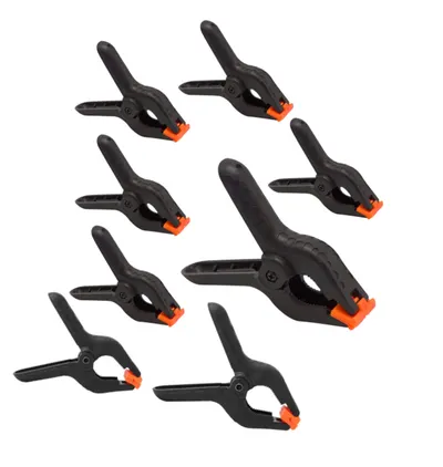 8 pc 2” QUALITY Heavy Duty SPRING CLAMPS Nylon Plastic Quick Grips