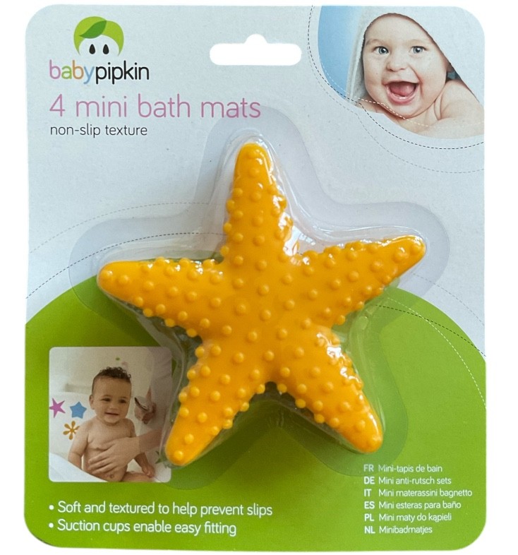 4 Anti Slip Baby Bath Mats Mini Grips Child Safety Bathtub Non Slip Non Skid