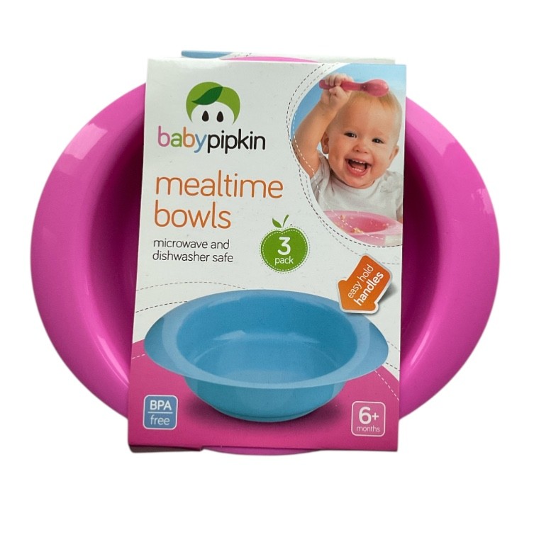 3ps Toddler Baby Dinner Meal Bowl Set Tableware Dishwasher Microwave BPA Safe 6+