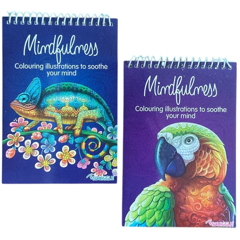 2Pc Spiral Advanced Colouring Book Mindfulness Relaxing Stress Relief Any Age
