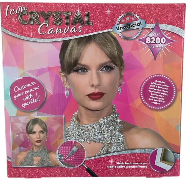 Crystal Canvas Kit DIY Bejewelled Art For Swifties Stunning Wall Decor Gift
