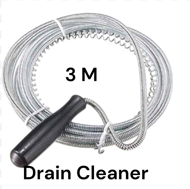 3M Flexible Drain Unblocking Rods Long Sink Unblocker Cleaner Snake Spring Tool