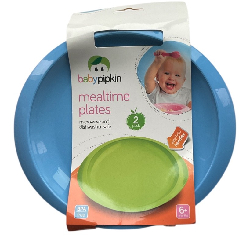 2pc Toddler Baby Dinner Meal Plate Set Tableware Dishwasher Microwave BPA Safe