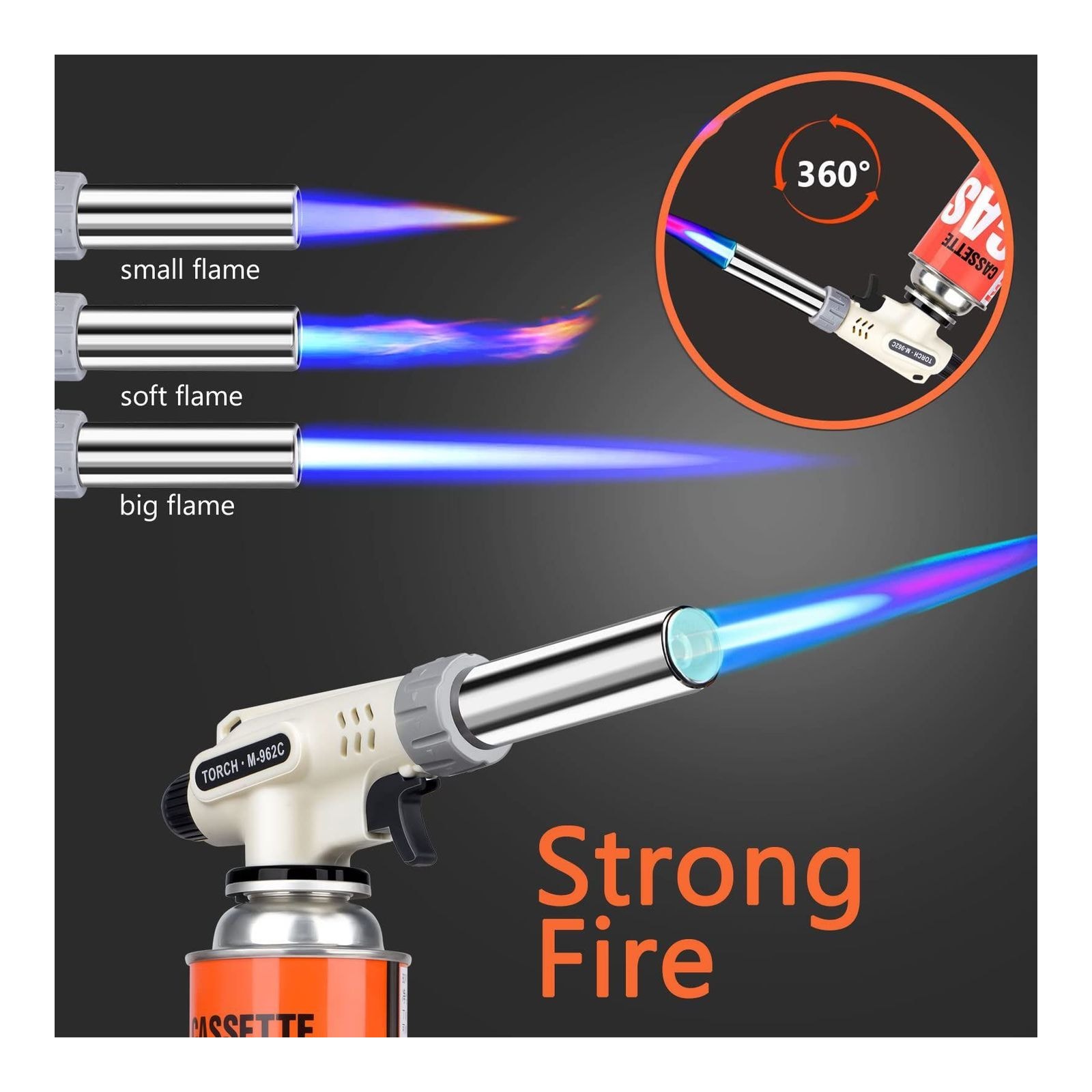 New Professional Butane Kitchen Torch