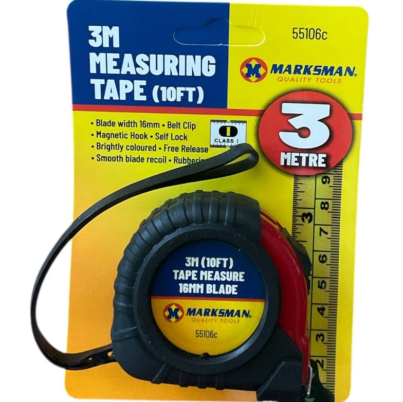 3M MEASURING TAPE MEASURER 10FT GRIP SAFETY BUILDERS CARPENTER WORKSHOP TOOL