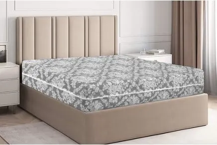DNR Stripe Mattress Cover - Double / White