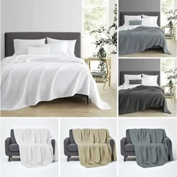 Sofa Cover - 2 Seater / Grey/Silver