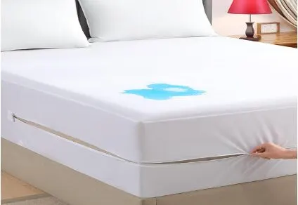 PC Terry Mattress Cover - Single / White