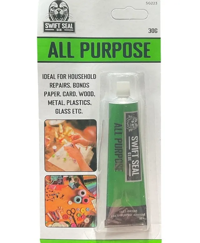 All Purpose Clear Glue Adhesives Stronger Handicraft Repair Wood Fast-Drying 30g