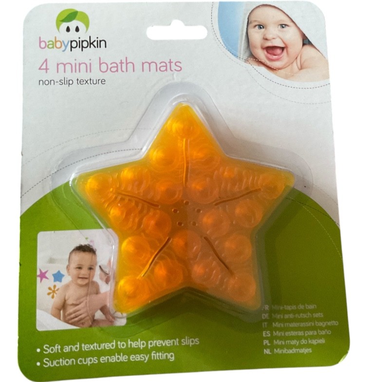 4 Anti Slip Baby Bath Mats Mini Grips Child Safety Bathtub Non Slip Non Skid