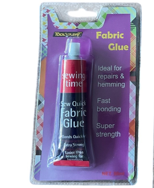Fabric Glue Super Strong Quick Bond Washable Textile Sewing Fast Repair 50ml