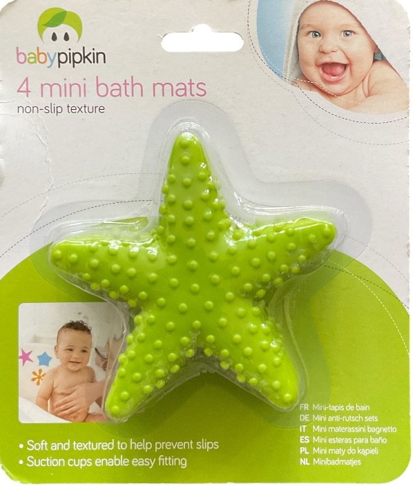 4 Anti Slip Baby Bath Mats Mini Grips Child Safety Bathtub Non Slip Non Skid