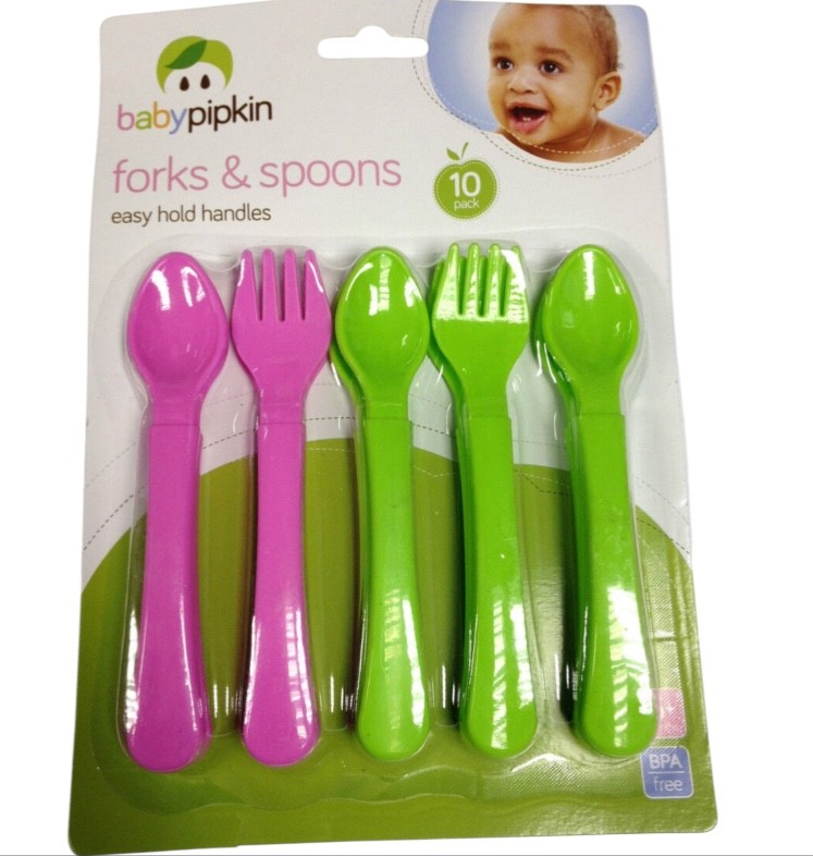 10pc Baby Forks & Spoons – Toddler Feeding Cutlery