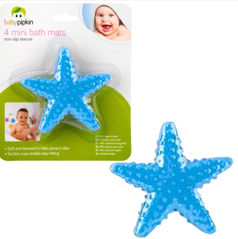 4 Anti Slip Baby Bath Mats Mini Grips Child Safety Bathtub Non Slip Non Skid