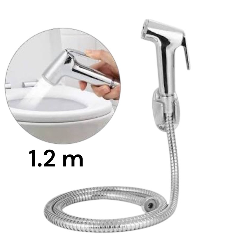 1.2m Handheld Bathroom Toilet Shattaf Bum Gun Bidet Handheld Toilet Bidet Faucet