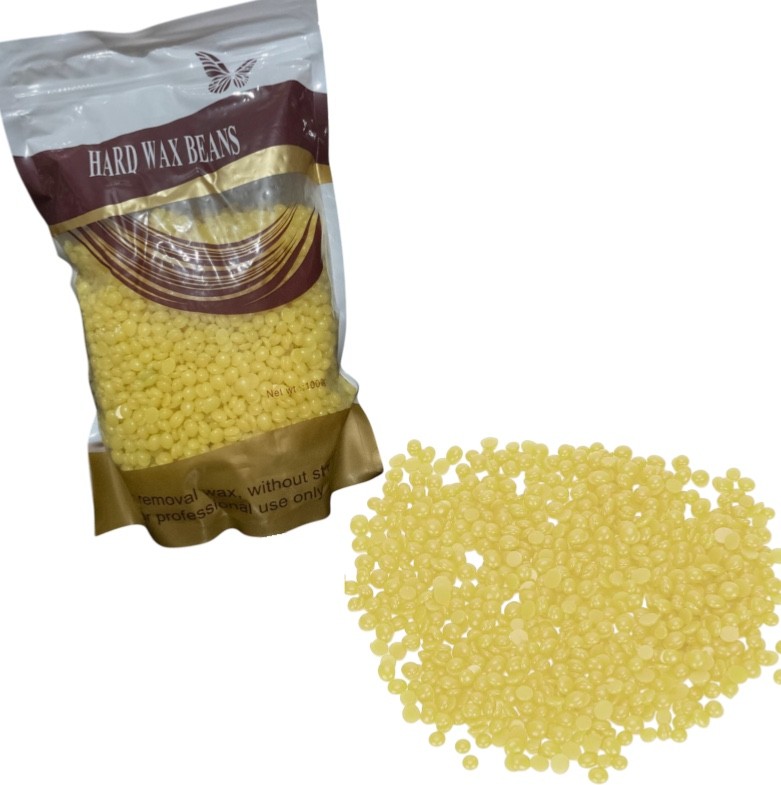 Hard Wax Beans Pellet Hot Beads Body Hair Removal ,Yellow,1 kg