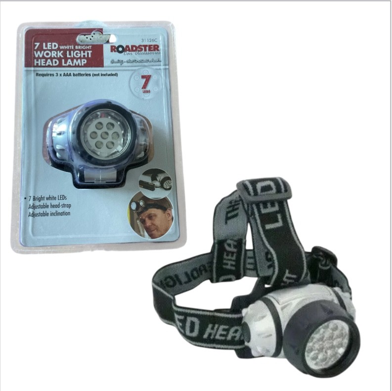 7 LED Work Light Head Lamp Perfectly Comfortable For Cycling & Camping Walking