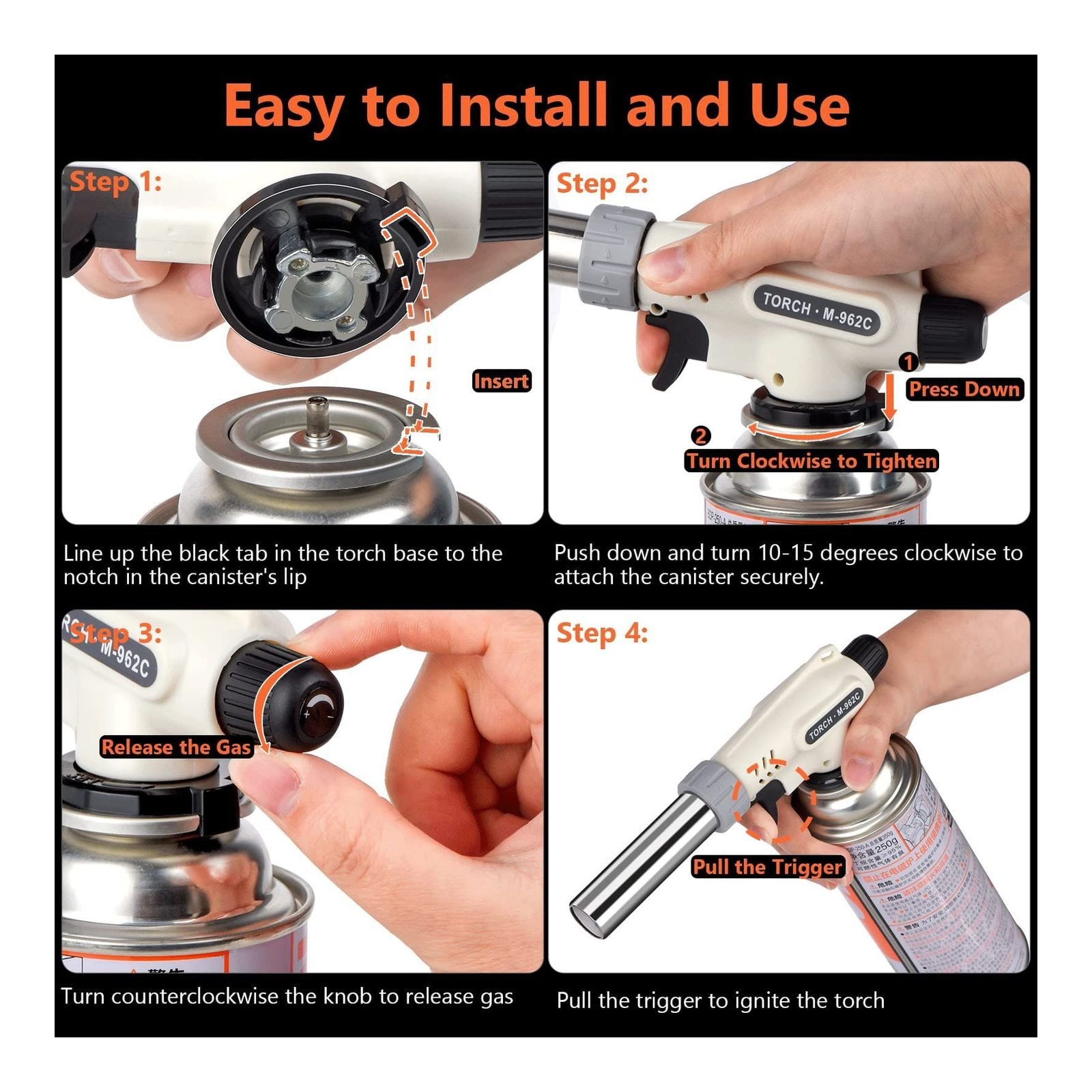 New Professional Butane Kitchen Torch — photo 6