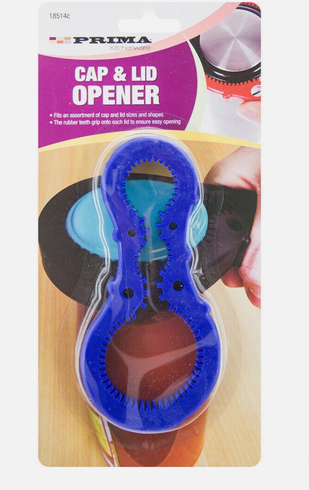 UNIVERSAL BOTTLE OPENER JAR LID EASY GRIP DISABILITY AID KITCHEN TOOL TOP